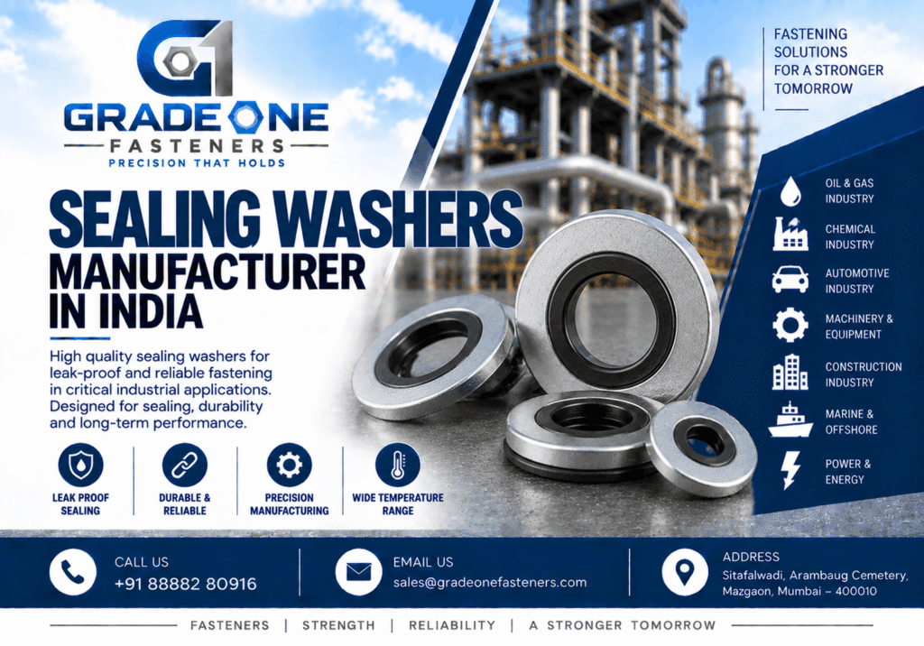 Sealing Washer Manufacturer and Supplier in India