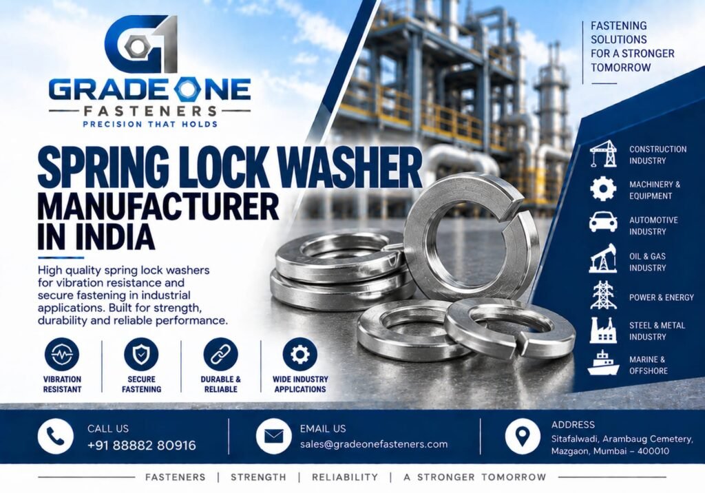 Spring Lock Washer Manufacturer and Supplier in India